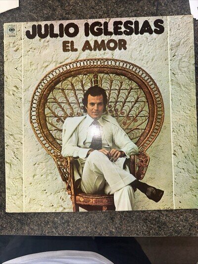 Julio Iglesias EL Amor Vinyl Record Album 1980 LP Rare