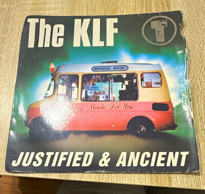 The KLF - Justified & Ancient 7" Vinyl Single 45 RPM KLF Communications KLF 90