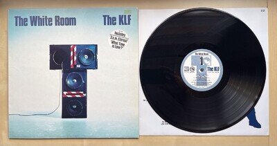 THE KLF 12” Black Vinyl LP ‘The White Room’ 1991 First Press VG/VG