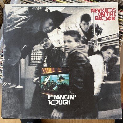 New Kids On The Block Hangin’ Tough LP Album Vinyl Record VG+