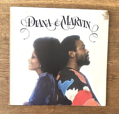 'Diana & Marvin' Diana Ross and Marvin Gaye Vinyl Record LP - 1973 - STMA 8015