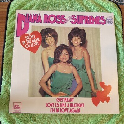 Diana Ross & The Supremes Stop! In The Name Of Love Vinyl LP Stereo EX/EX