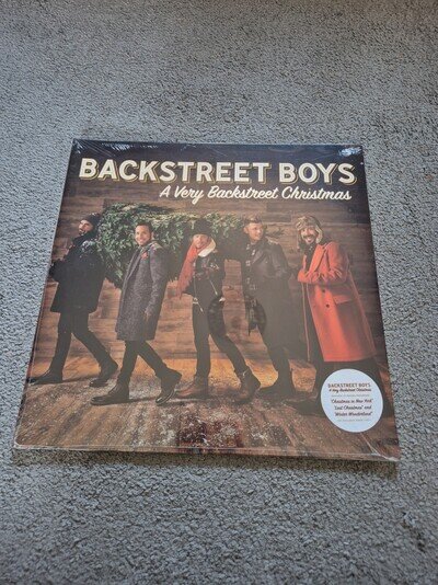 Backstreet Boys a Very Backstreet Christmas LP White Vinyl Record NEW