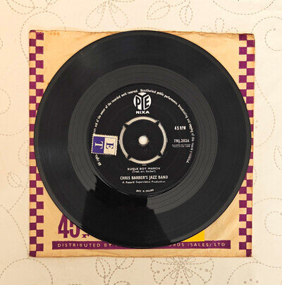 Chris Barber's Jazz Band Bugle Boy March 7" Vinyl Single 45 RPM Pye Nixa
