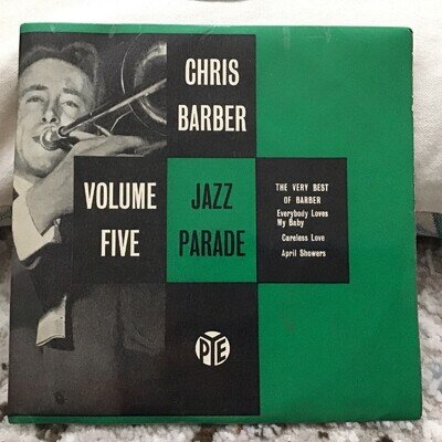 Chris Barber's Jazz Band Parade Volume 5 EP 7” Vinyl Record PYE NJE 1077