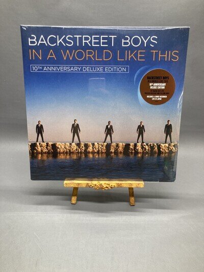 Backstreet Boys In A World Like This 10th Anniversary Blue Yellow 2LP Sealed