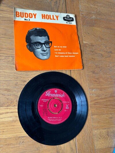 Buddy Holly 7 Inch Vinyl Record