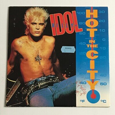 Billy Idol - Hot In The City/Catch My Fall 7" Vinyl Record - IDOL 12 EX/EX