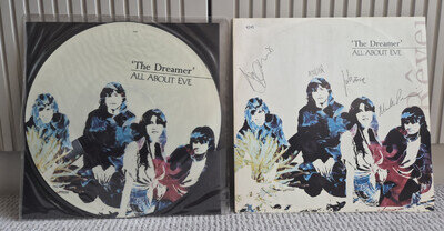 ALL ABOUT EVE The Dreamer - 12" Picture Disc & Signed 12" Singles