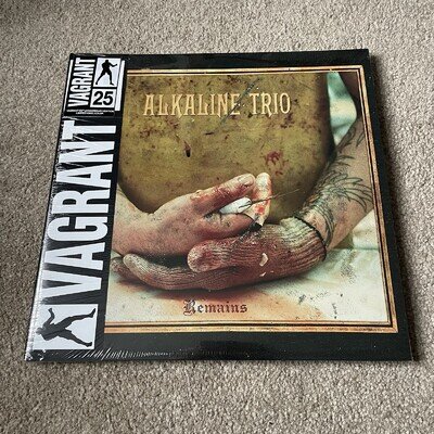 Alkaline Trio – Remains Vinyl Record SEALED 2xLP Red w/ Black Splatter 2023