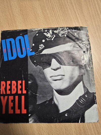 Billy Idol – Rebel Yell , Vinyl 7" Single 45 RPM UK 1985 Pop Rock