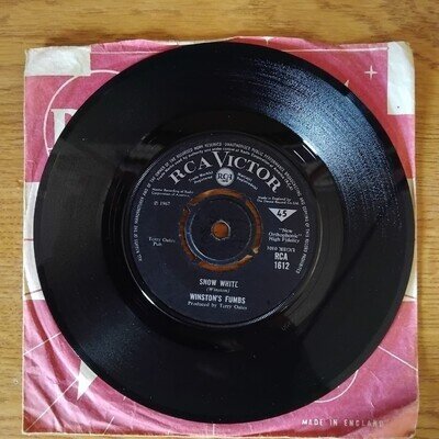 Ultra rare original single: Real Crazy Apartment/Snow White by Winston's Fumbs