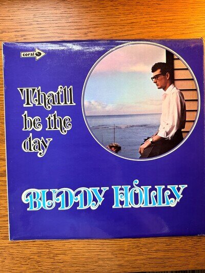 Buddy Holly That'll Be The Day Vinyl LP Mono 1970 UK Reissue Coral CP 24 EX+