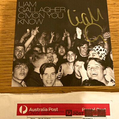 Liam Gallagher C’Mon You Know Signed Autographed Original Fanclub Memorabilia