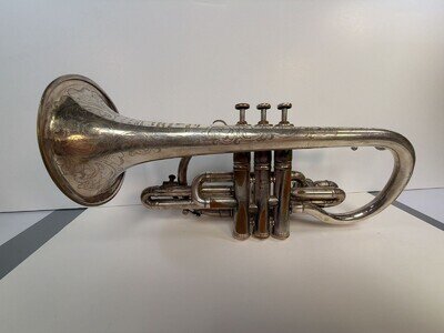 Vintage 1906 Besson & Co. "Prototype" London Cornet - Shepherd's Crook - Carl Fi