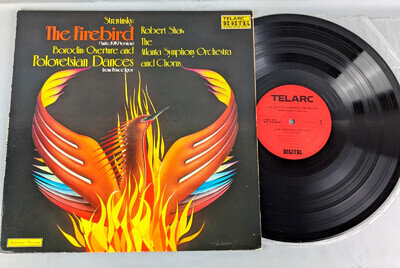 Igor Stravinsky - The Firebird Suite. EX+/VG. DG-10039. Vinyl Record LP. Telarc