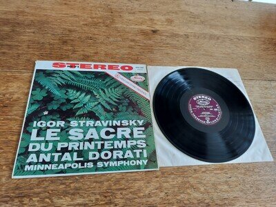 Stravinsky Le Sacre Du Printemps Dorati UK ED1 Mercury HIFI Stereo AMS 16065 LP