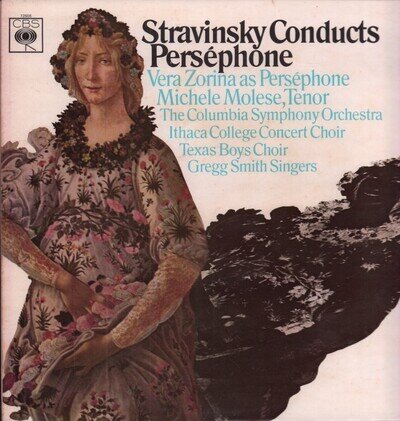 BRG72505 Igor Stravinsky Stravinsky Conducts Perséphone LP vinyl UK Cbs 1966