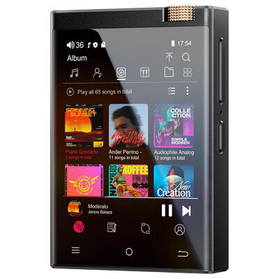 Oilsky Hi-Fi MP3 Player | Bluetooth, WiFi, DSD Lossless Audio, 64GB + 1TB Max