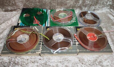7 x 7" Reel To Reel Tapes, Some Boxed READ DESCRIPTION