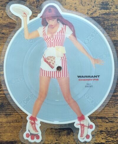 Warrant Cherry Pie Vinyl Record Picture Disc VG 656258-0 1990